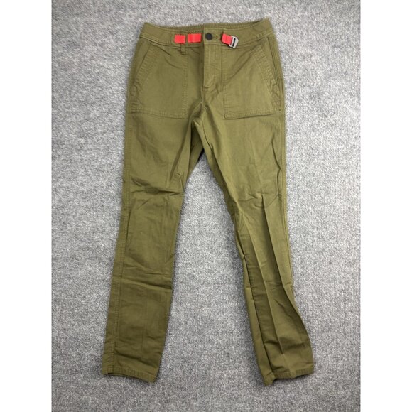 Outdoor Research Pants Womens 4 Olive Integrated Belt Hiking Climbing Stretch - Picture 1 of 8